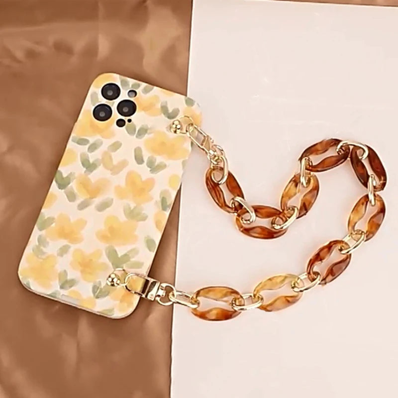 Tracolla/acrylic chain 40-60 cm per borse – catenella sostitutiva fashion in acrilico trasparente/colore, strap removibile accessorio donna