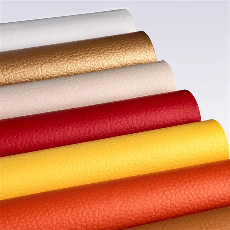 Tessuto in finta pelle embossée “lychee” 100×140 cm – PU faux leather sintetico per cucito, borse, tappezzeria e artigianato