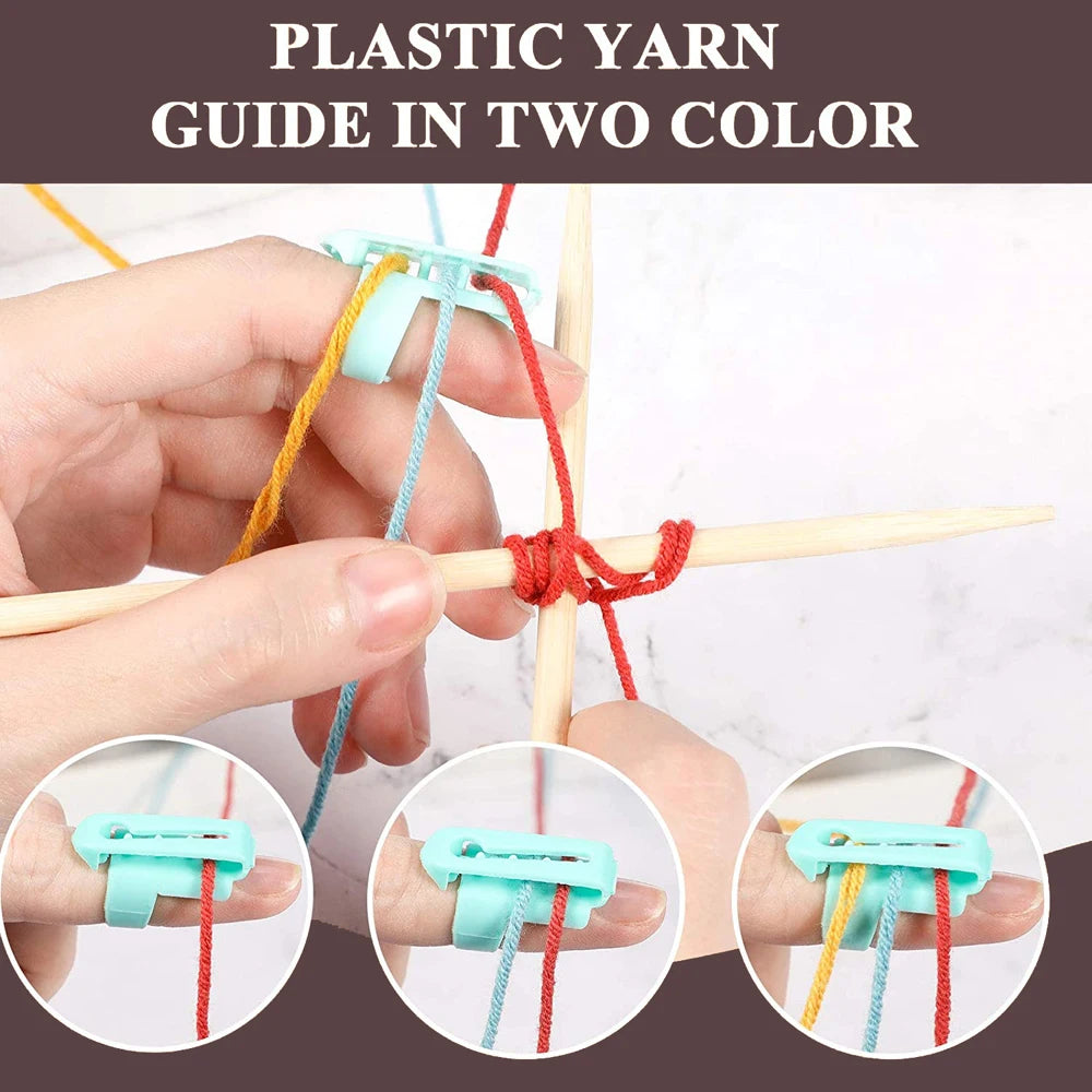 Set di anelli guida per filo – 4 pezzi, regolabili, in metallo