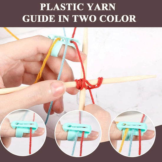Set di anelli guida per filo – 4 pezzi, regolabili, in metallo