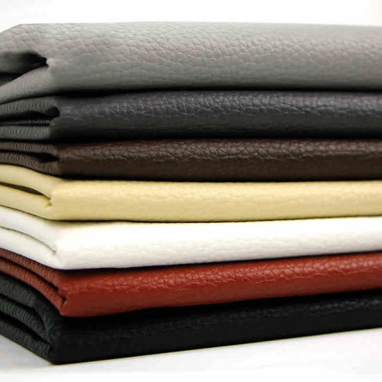 Tessuto in finta pelle embossée “lychee” 100×140 cm – PU faux leather sintetico per cucito, borse, tappezzeria e artigianato