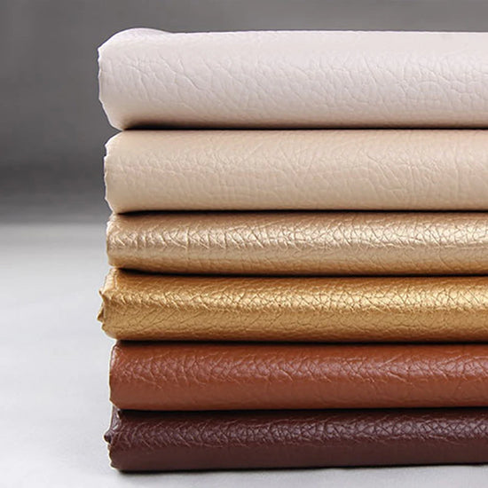 Tessuto in finta pelle embossée “lychee” 100×140 cm – PU faux leather sintetico per cucito, borse, tappezzeria e artigianato