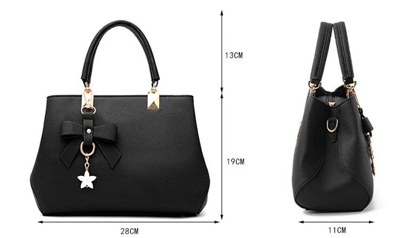 Borsa donna grande capacità ricamata con nappine – crossbody & tote 2025, borsa spalla elegante / uso quotidiano