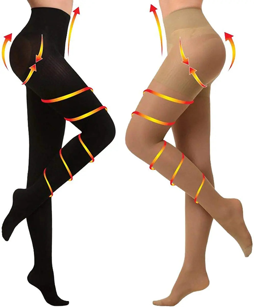 Calze Compressiva Donna 20-30 mmHg Graduata – Supporto Circolazione e Varici