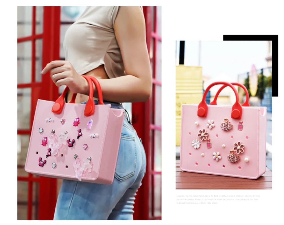 Borsa Bogg Personalizzabile con Fori per Spille - 27 Colori