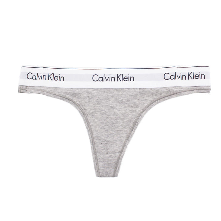 Intimo donna grigio Calvin Klein in cotone, modal ed elastan, elegante e comodo per ogni giorno.