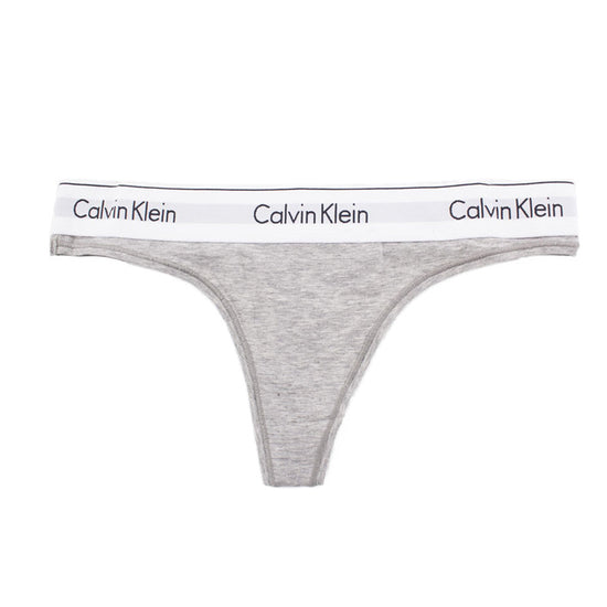 Intimo donna grigio Calvin Klein in cotone, modal ed elastan, elegante e comodo per ogni giorno.