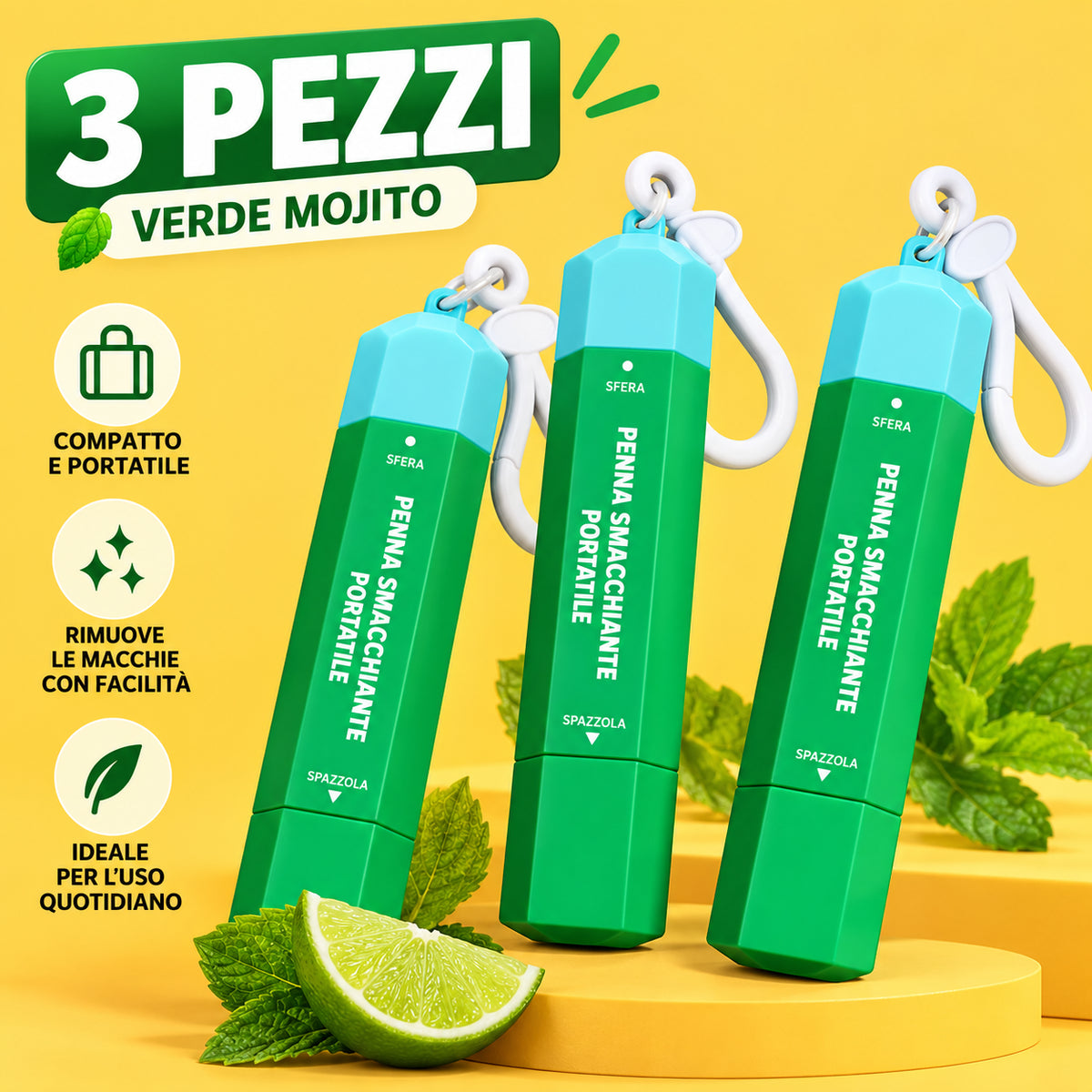 Penna Smacchiante Portatile 15 ml – Togli Macchie da Borsa per Vestiti