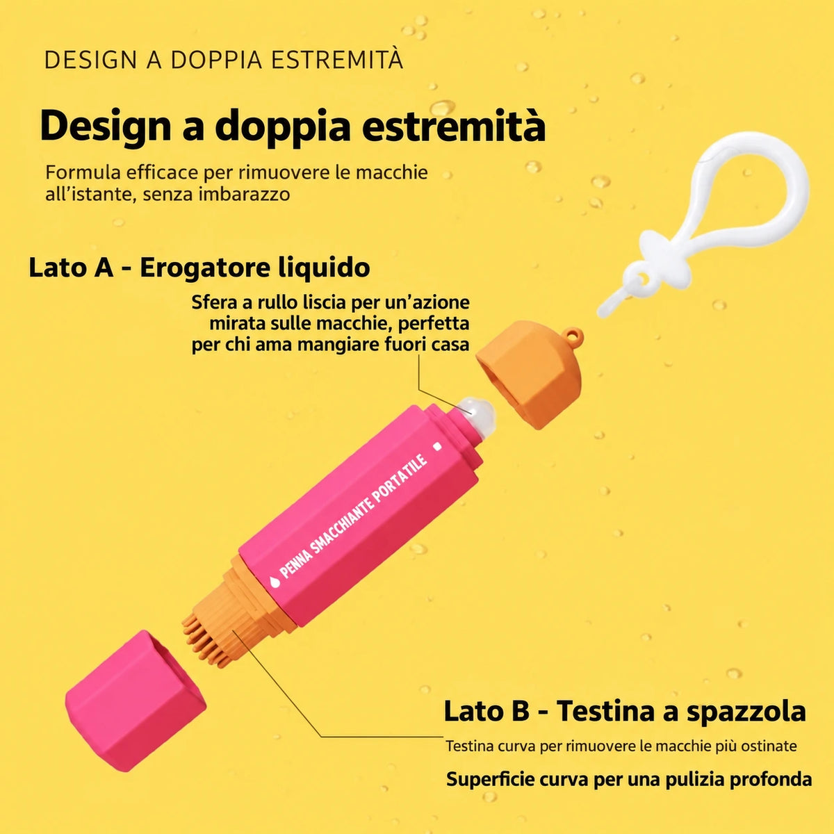 Penna Smacchiante Portatile 15 ml – Togli Macchie da Borsa per Vestiti