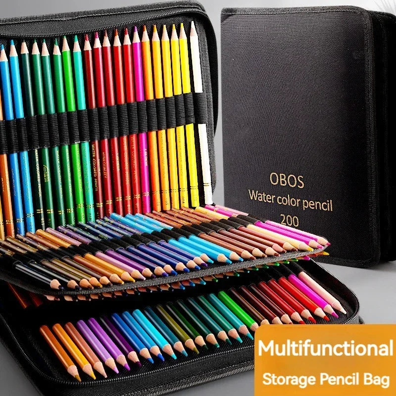 Set Matite Colorate 48/72/120/200 Colori – Oil e Acquerellabili per Disegno