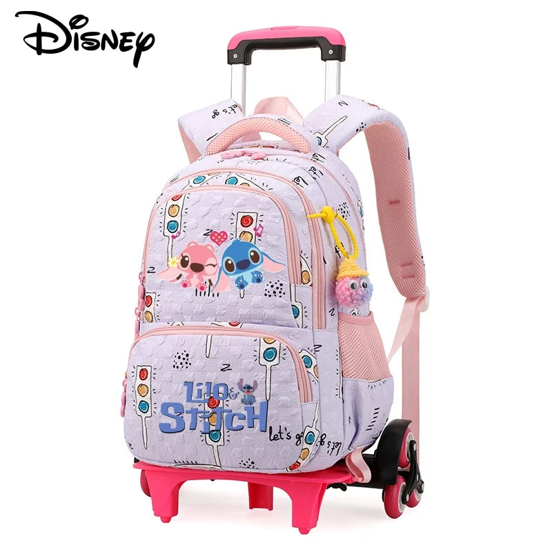 Zaino trolley Stitch 2-in-1 Disney 2025 – grande capacità, torretta, impermeabile e per laptop