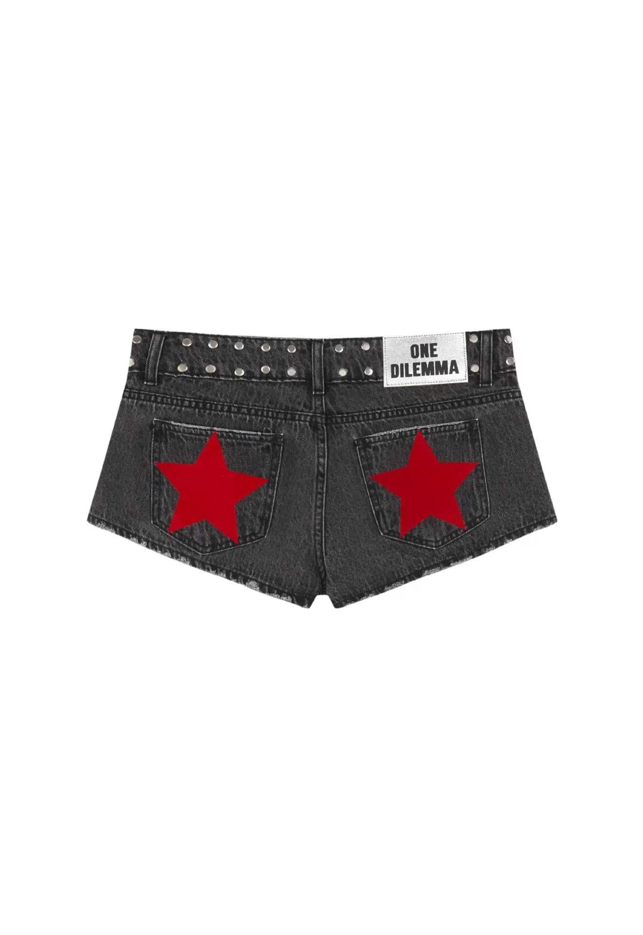 Shorts Jeans Donna Y2K con Stelle – Hot Pants Denim Streetwear