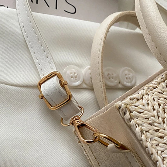 Borsa Tracolla Donna in Paglia Intrecciata – Stile Casual