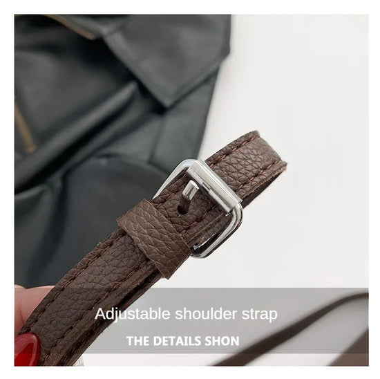 Borsa compatta quadrata in PU – shoulder / crossbody bag con zip, design elegante e di qualità per donna 2025