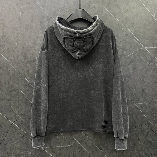 Felpa con cappuccio cartoon per donna – Stile casual oversize, dolce e versatile, ideale per l’autunno 2025