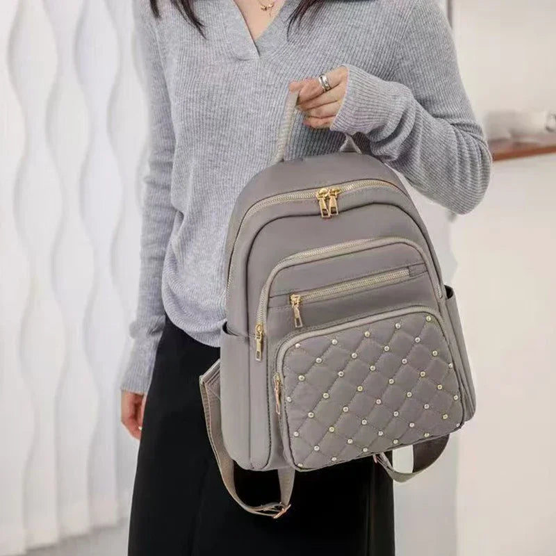 Zaino da viaggio Stitch con doppia tracolla – grande capacità, stile schoolbag impermeabile e trendy