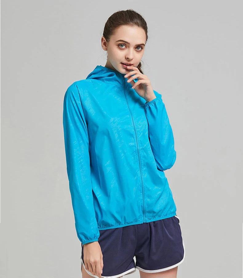 Giacca trekking unisex impermeabile e quick-dry – antivento, anti-UV e pieghevole per escursioni