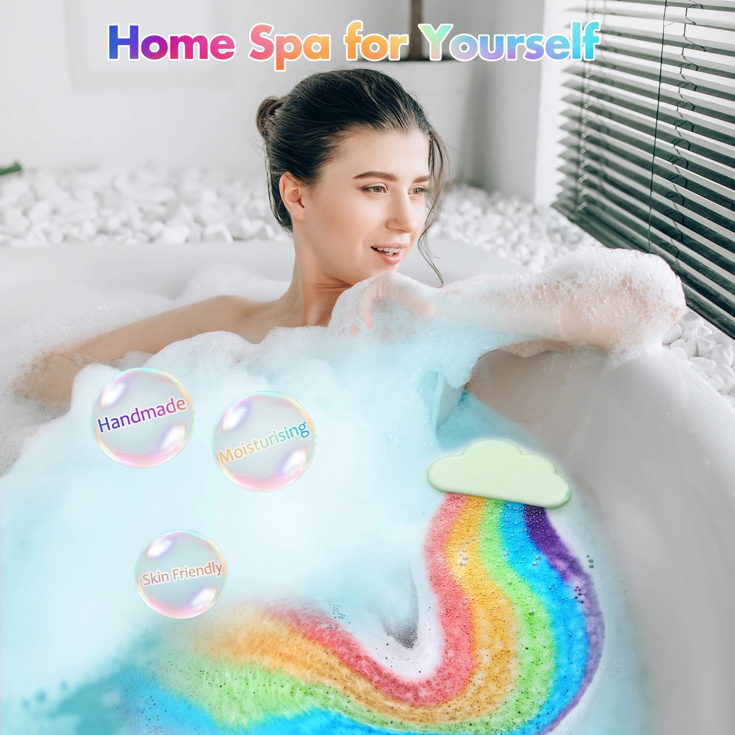 Bombe da Bagno Oceano Arcobaleno con Sorpresa – Bath Bomb Colorate per Bambini