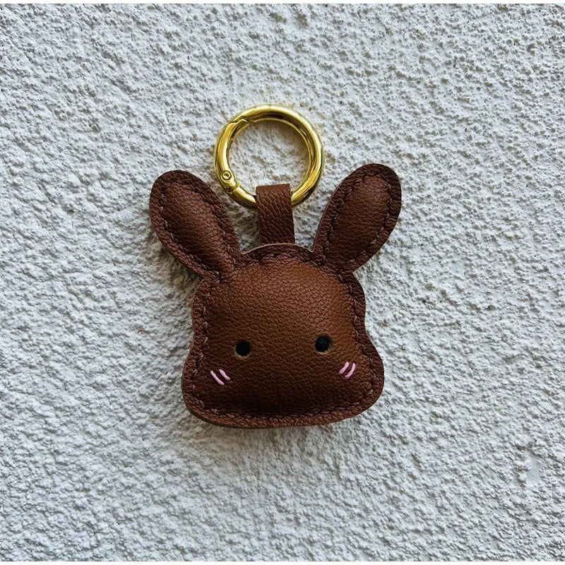 Ciondolo in Pelle a Forma di Animale – Portachiavi Artigianale per Borse e Zaini