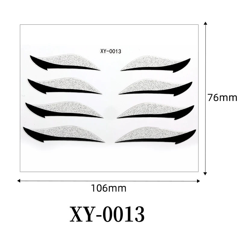 Adesivi Eyeliner Glitter Waterproof – Stickers Trucco Occhi Party