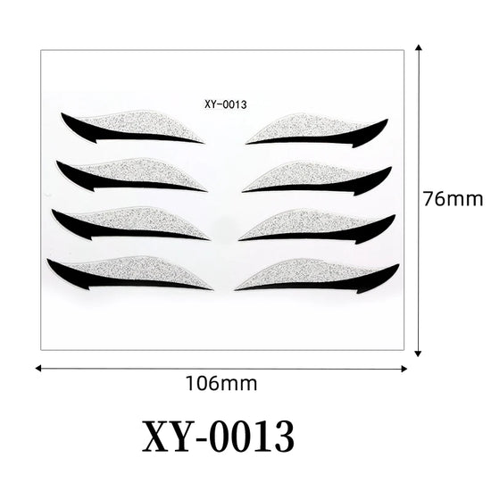 Adesivi Eyeliner Glitter Waterproof – Stickers Trucco Occhi Party