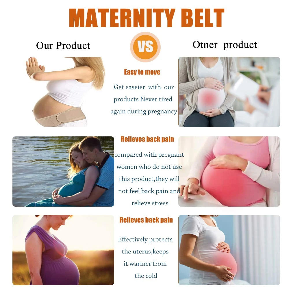 Fascia Addominale Regolabile per Gravidanza – Supporto Maternità per Pancia e Schiena