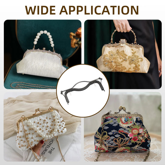 Chiusura Borsa Metallo 8,1″ con Chiusura Kiss‑Lock – Frame per Portamonete / Pochette Fai-da-Te