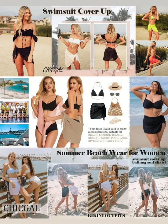 Pareo Mare Donna Multiuso – Copricostume Leggero da Spiaggia