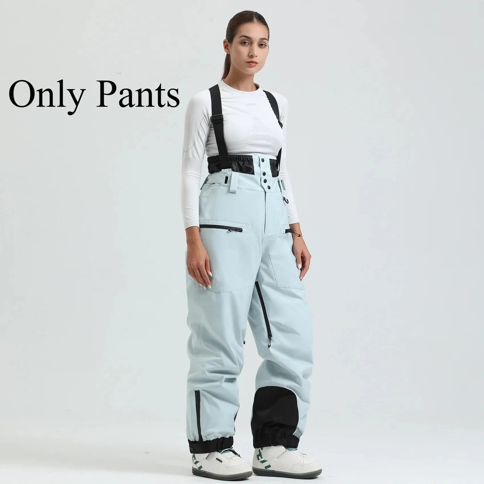 Pantaloni da neve donna 2025 impermeabili e antivento – snow pants termici tecnici per sci, snowboard e attività all’aperto