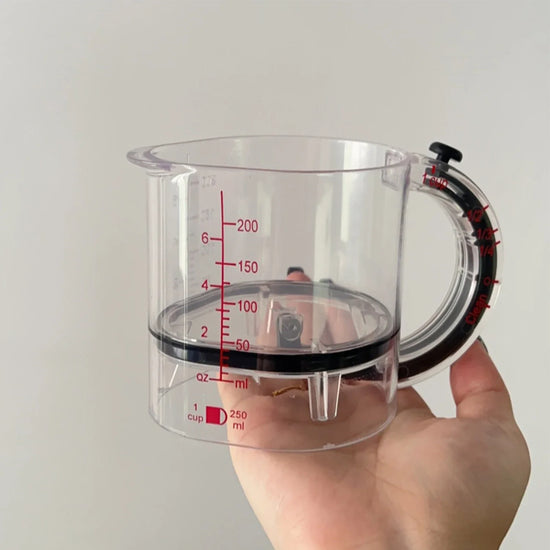 4-IN-1 Measuring Cup Adjustable MultiFunctional Measuring Cup With Scraper-Style Seal Base Kitchen Cube Cups Tools For Cooking