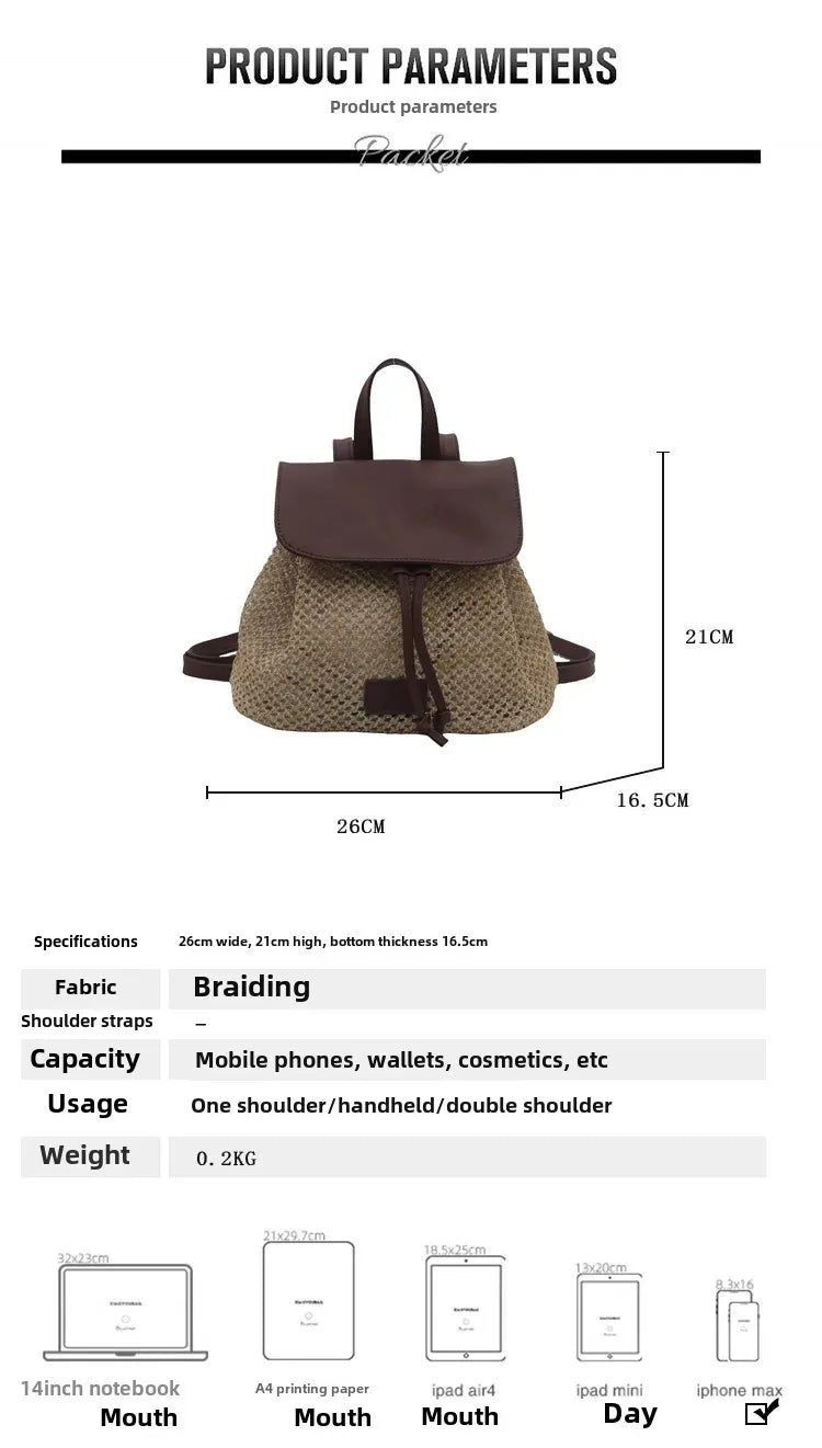 Zainetto in Paglia Donna Estivo – Design Fashion e Versatile