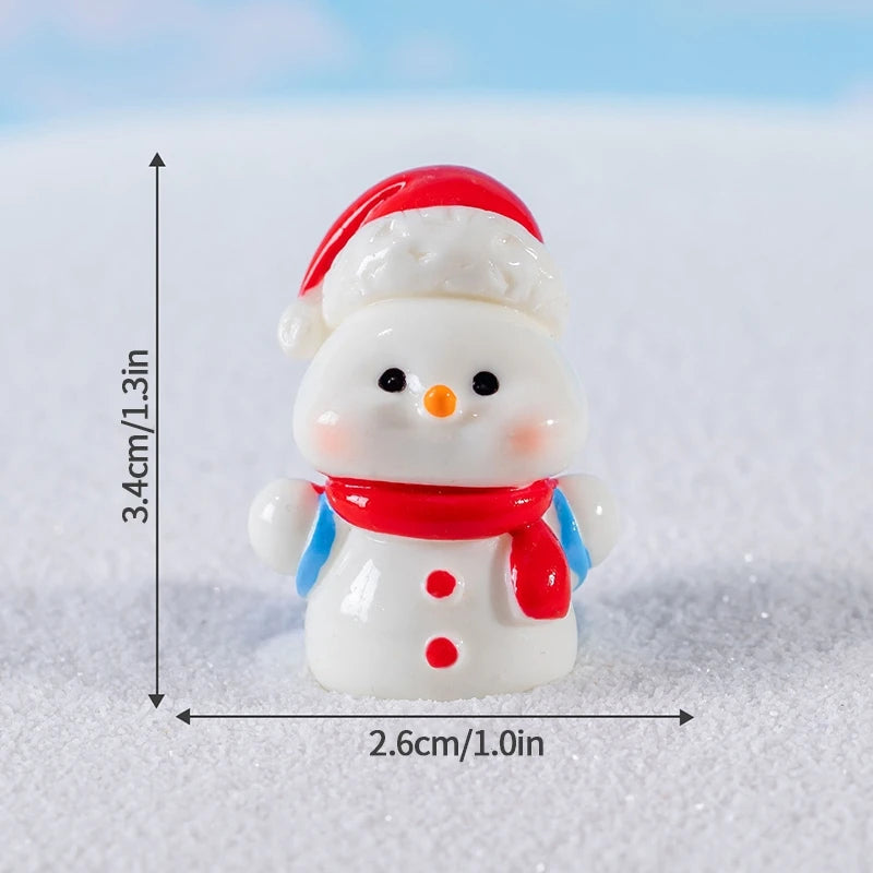 Decorazioni natalizie da scrivania 2025 ‒ set figurine Piccolo Babbo Natale + Alberello ornamentale per ufficio e casa