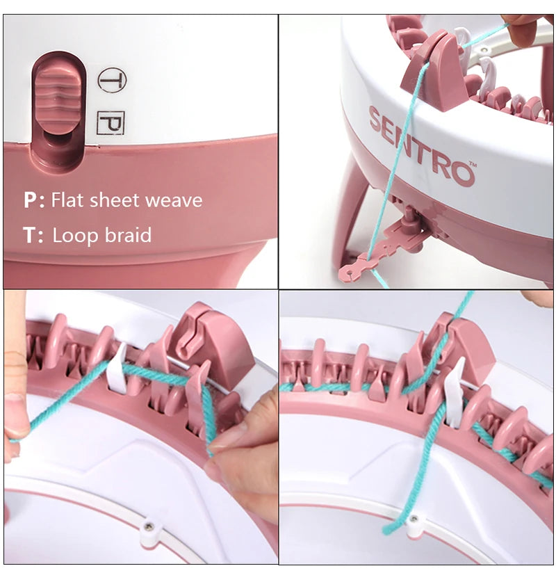 Macchina per Maglieria 40 Aghi – Knitting Machine per Sciarpe Cappelli e Maglioni