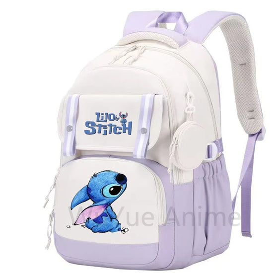 Zaino grande capacità Lilo & Stitch – impermeabile, per laptop, multiuso bambino/adulto 2025