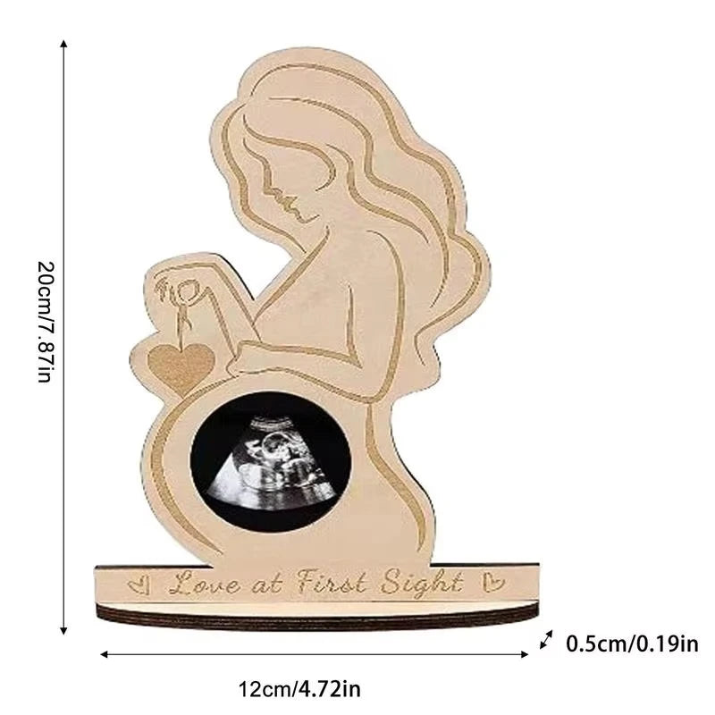Porta Braccialetto Nascita Neonato – Targhetta Hello World in Legno