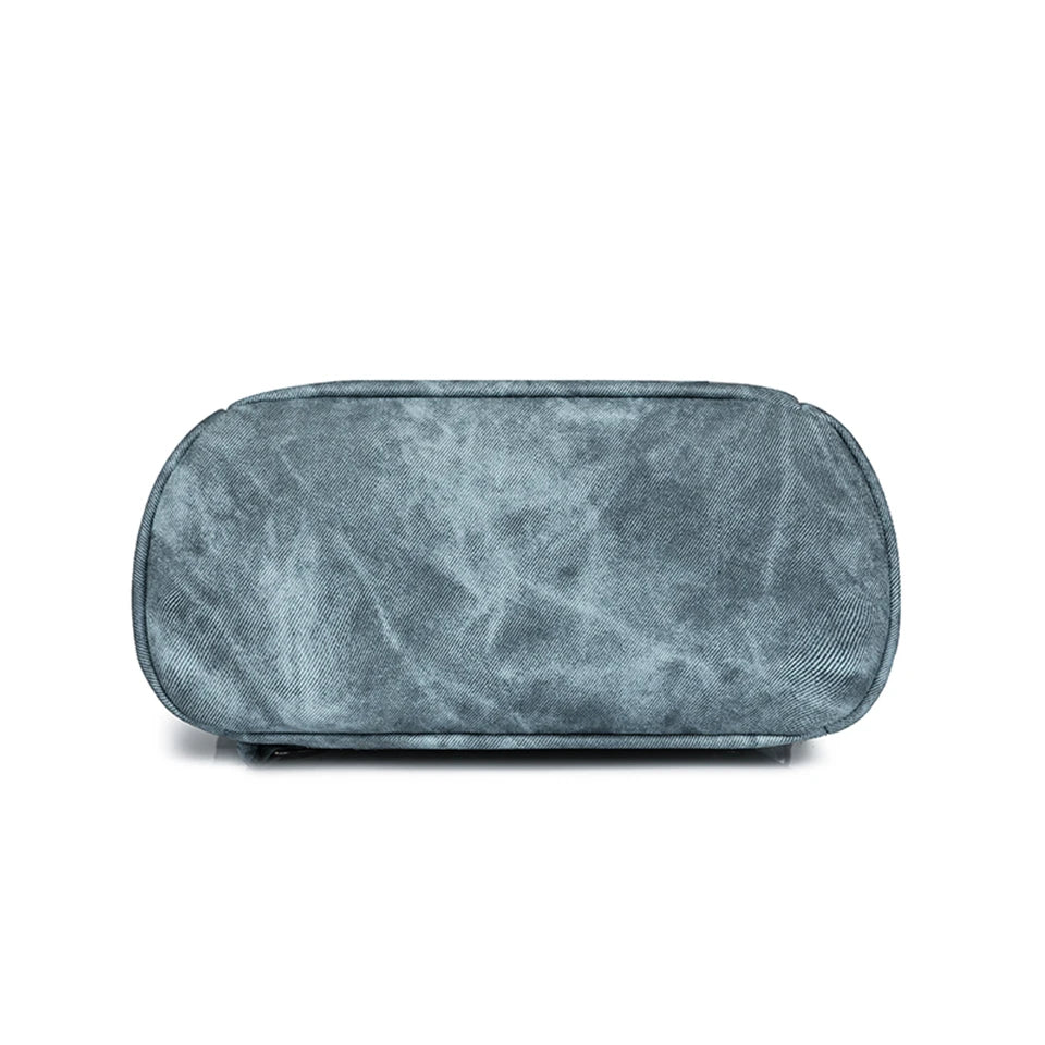 Zaino donna grande capacità in pelle simil-cuoio – daypack fashion da viaggio e scuola, backpack solid colour per ragazze