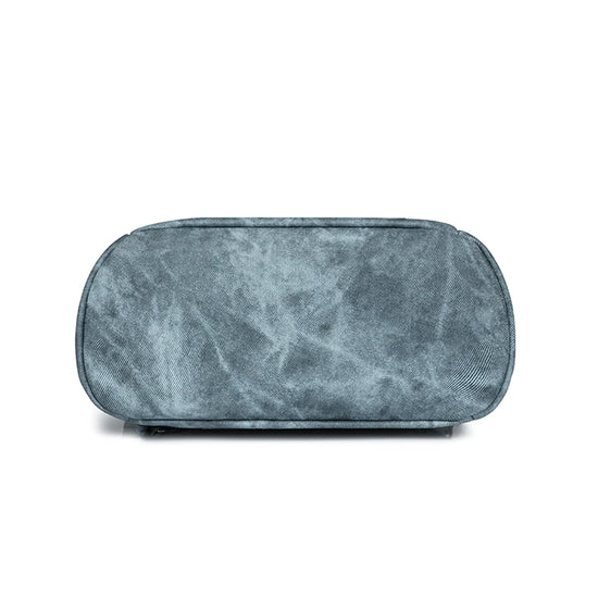 Zaino donna grande capacità in pelle simil-cuoio – daypack fashion da viaggio e scuola, backpack solid colour per ragazze