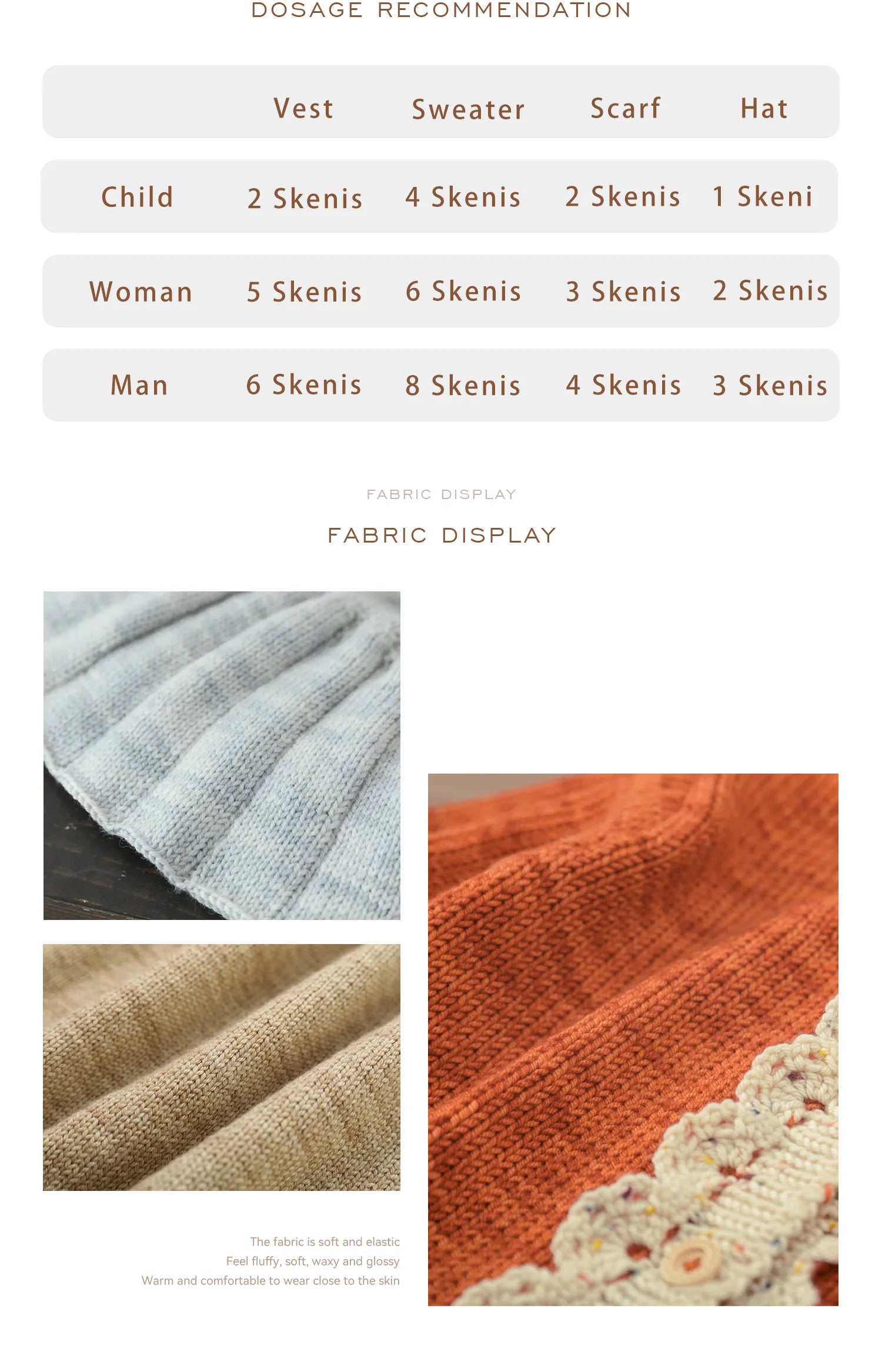 Filato Lana Merino Morbida – Gomitolo 100 g per Uncinetto e Maglieria DIY