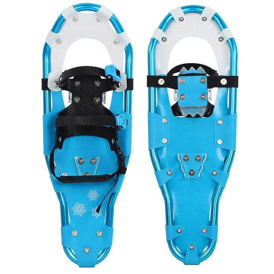 Racchette da sci/skates in alluminio regolabili – short ski “sliding” leggeri per neve, sport outdoor
