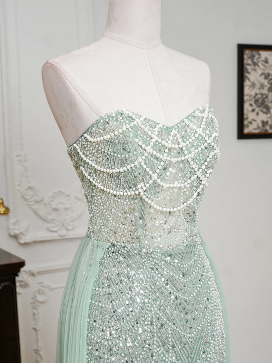 Abito Lungo Elegante con Spacco Alto – Vestito da Cerimonia e Gala