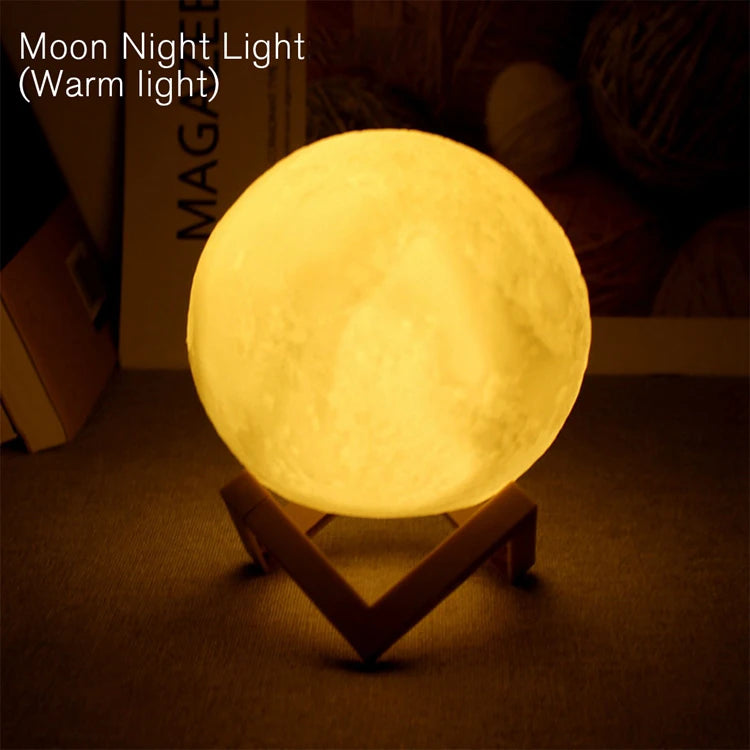 Lampada luna LED galassia – Book light magica per camera bambini e relax