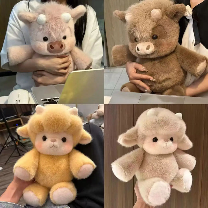 Peluche che Corre 45 cm – Mucca Morbida Decorativa da Regalo