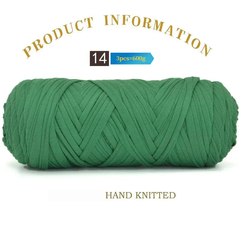 Set 3 gomitoli cloth yarn tessuto – filo intrecciato spesso per borse, tappeti, uncinetto e fai-da-te 2025