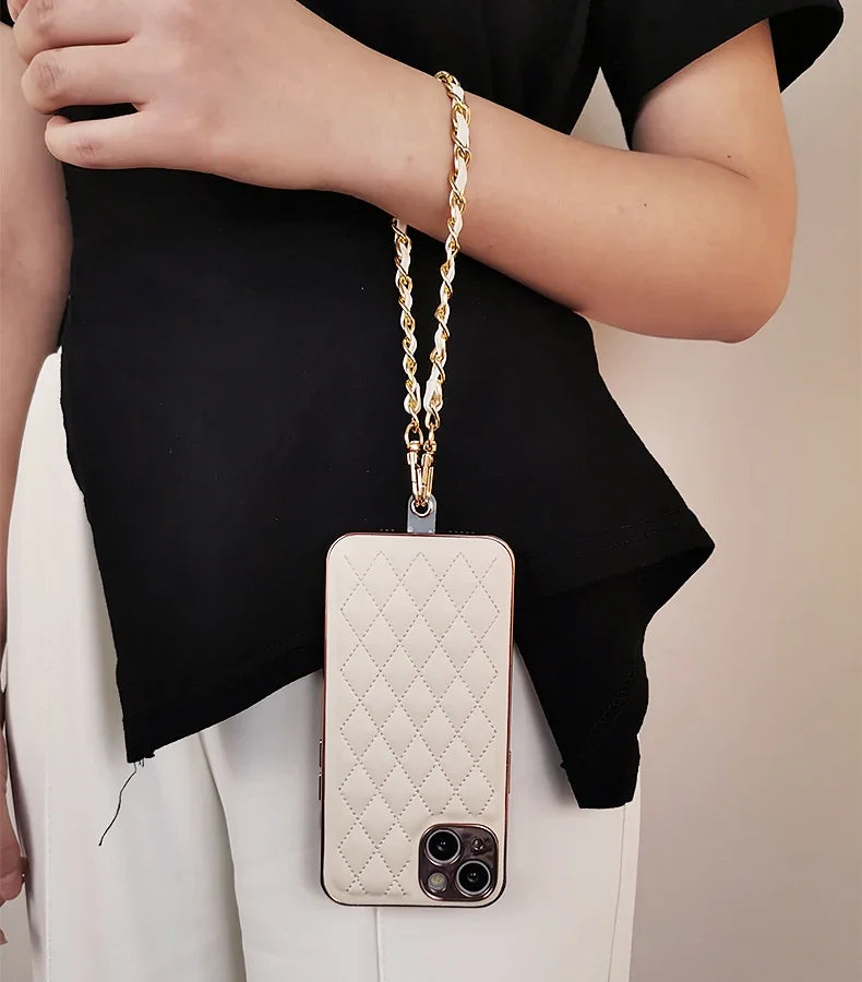 Laccetto corto e portatile con clip – Laccetto da polso anti-smarrimento universale per custodie di telefoni e accessori