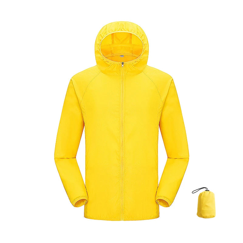 Giacca trekking unisex impermeabile e quick-dry – antivento, anti-UV e pieghevole per escursioni