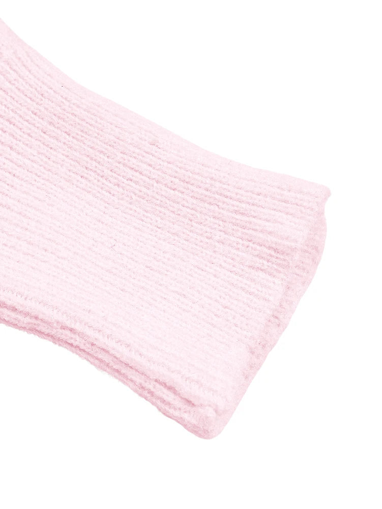 Maglione donna asimmetrico a collo alto e maniche lunghe