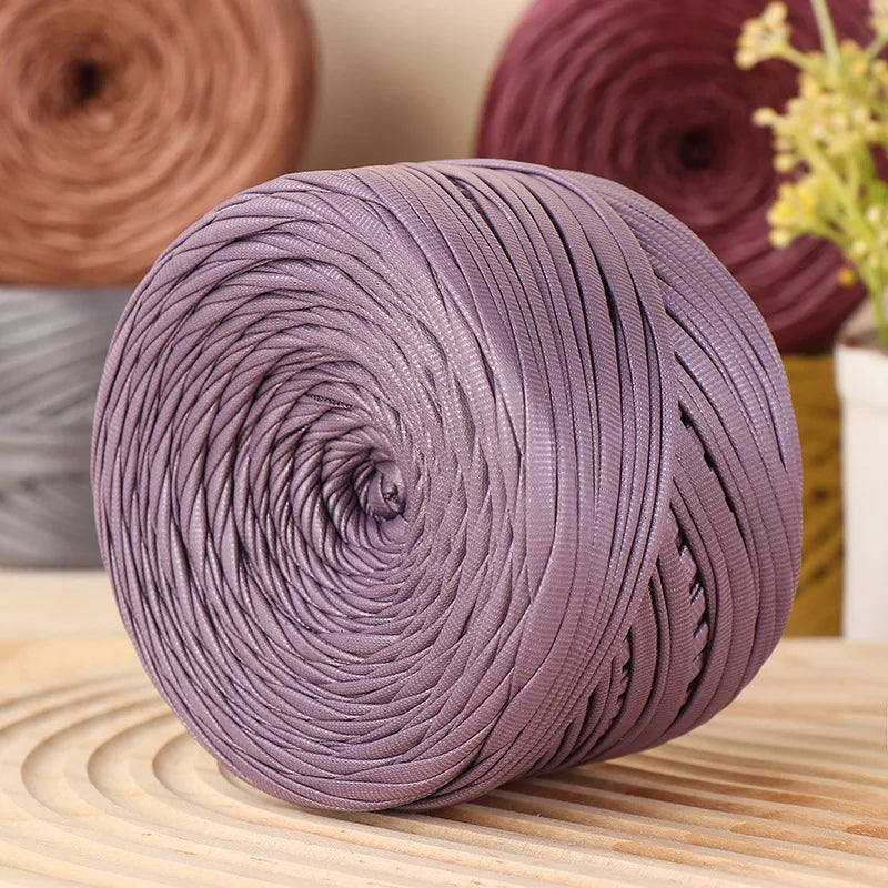 Filo in finta pelle (nappa matte) 200 g – yarn grosso per lavori fai-da-te: borse, uncinetto, craft & decorazioni