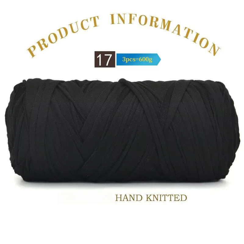 Set 3 gomitoli cloth yarn tessuto – filo intrecciato spesso per borse, tappeti, uncinetto e fai-da-te 2025