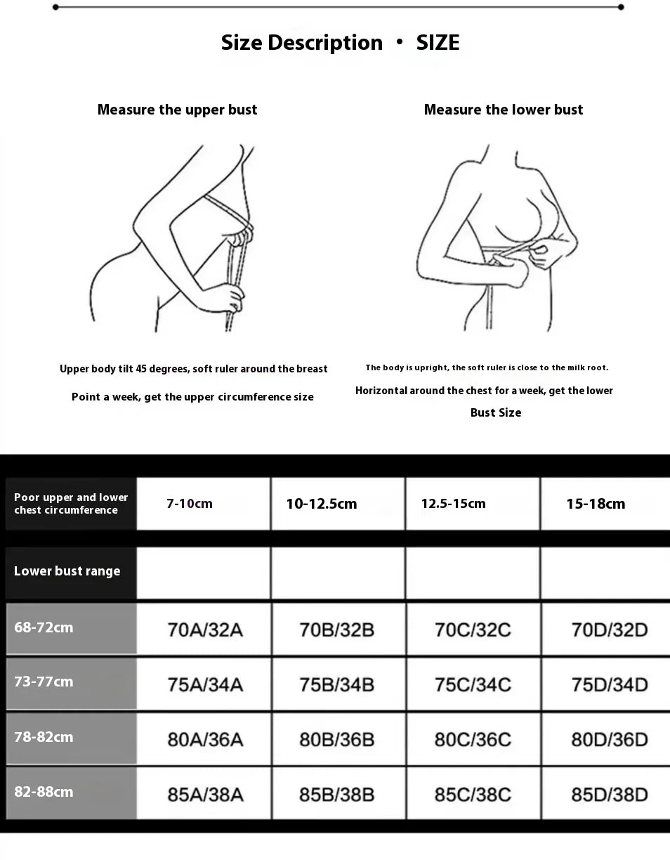 Reggiseno Sexy in Pizzo Backless – Bra French Strappy, Intimo Donna Elegante