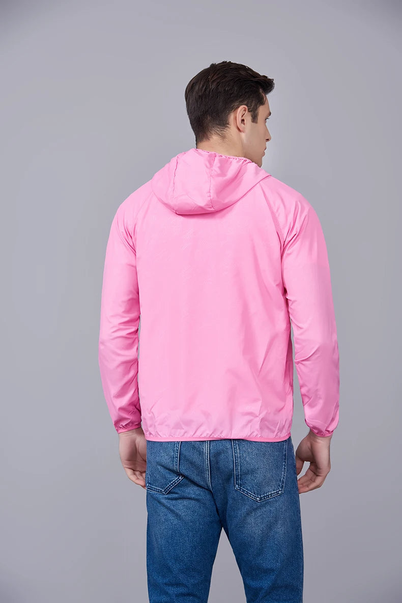 Giacca trekking unisex impermeabile e quick-dry – antivento, anti-UV e pieghevole per escursioni